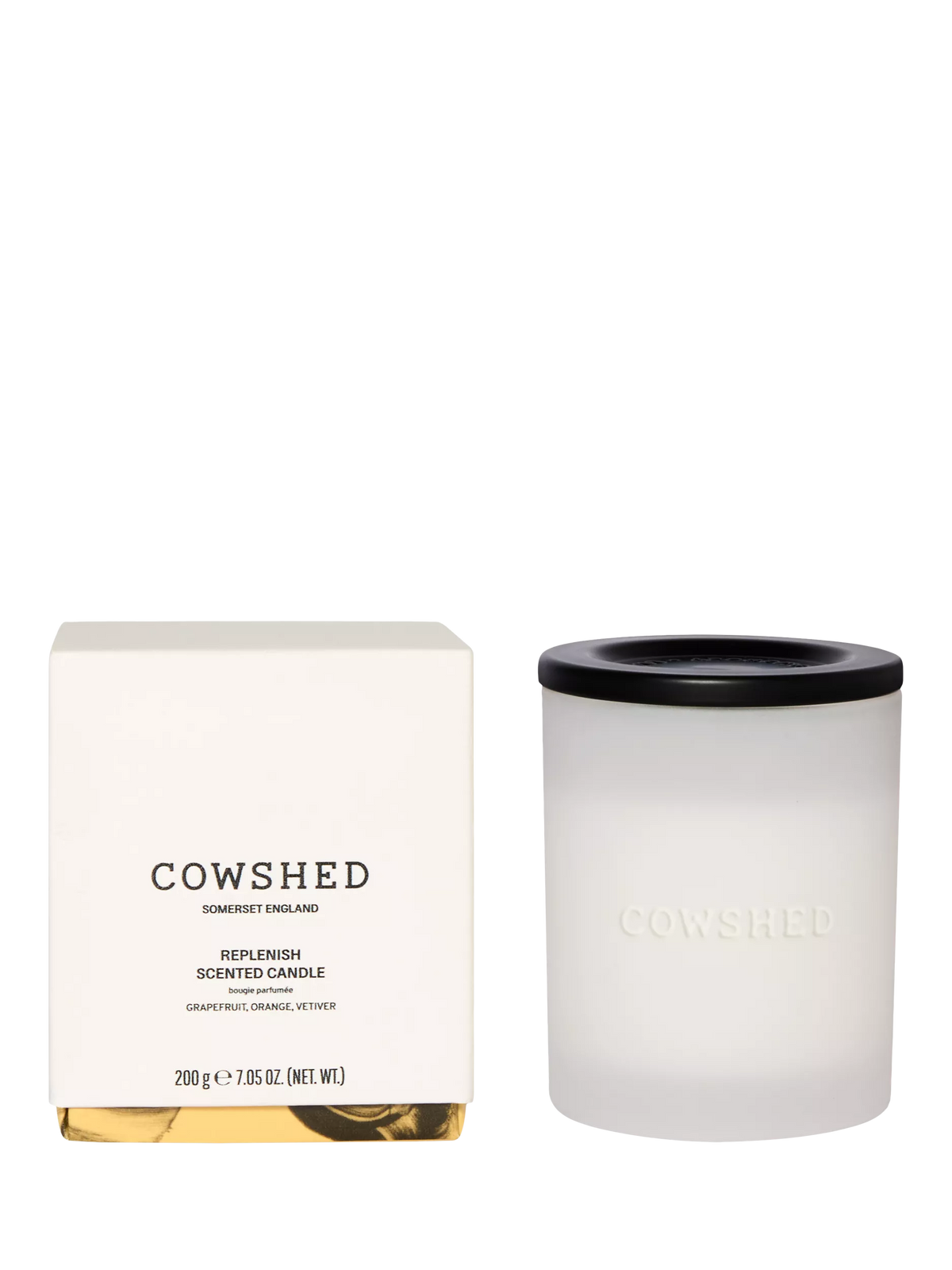 Cowshed Replenish scented candle 200g, imported from the UK