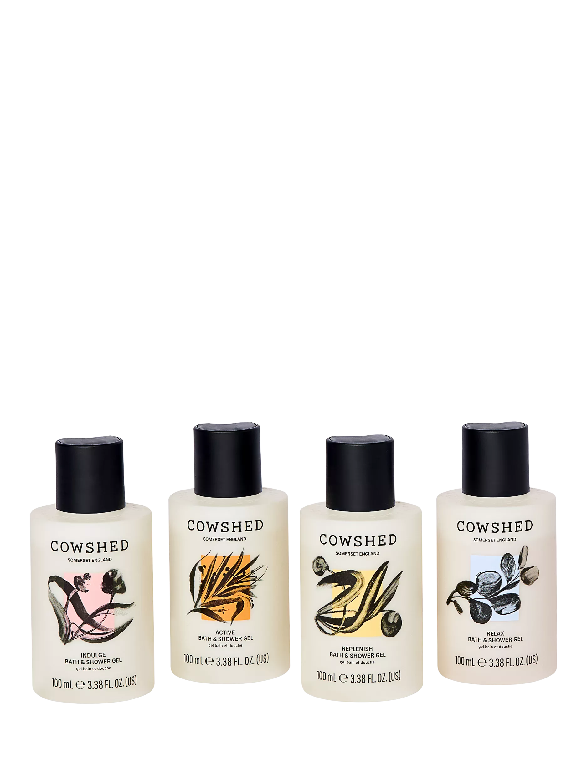 Cowshed Discovery Collection bodycare gift set 4 x 100ml - British product
