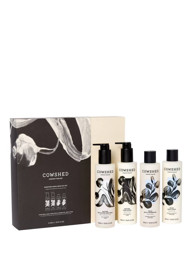 Cowshed Hand & Body Quad gift set 4x300ml, UK version