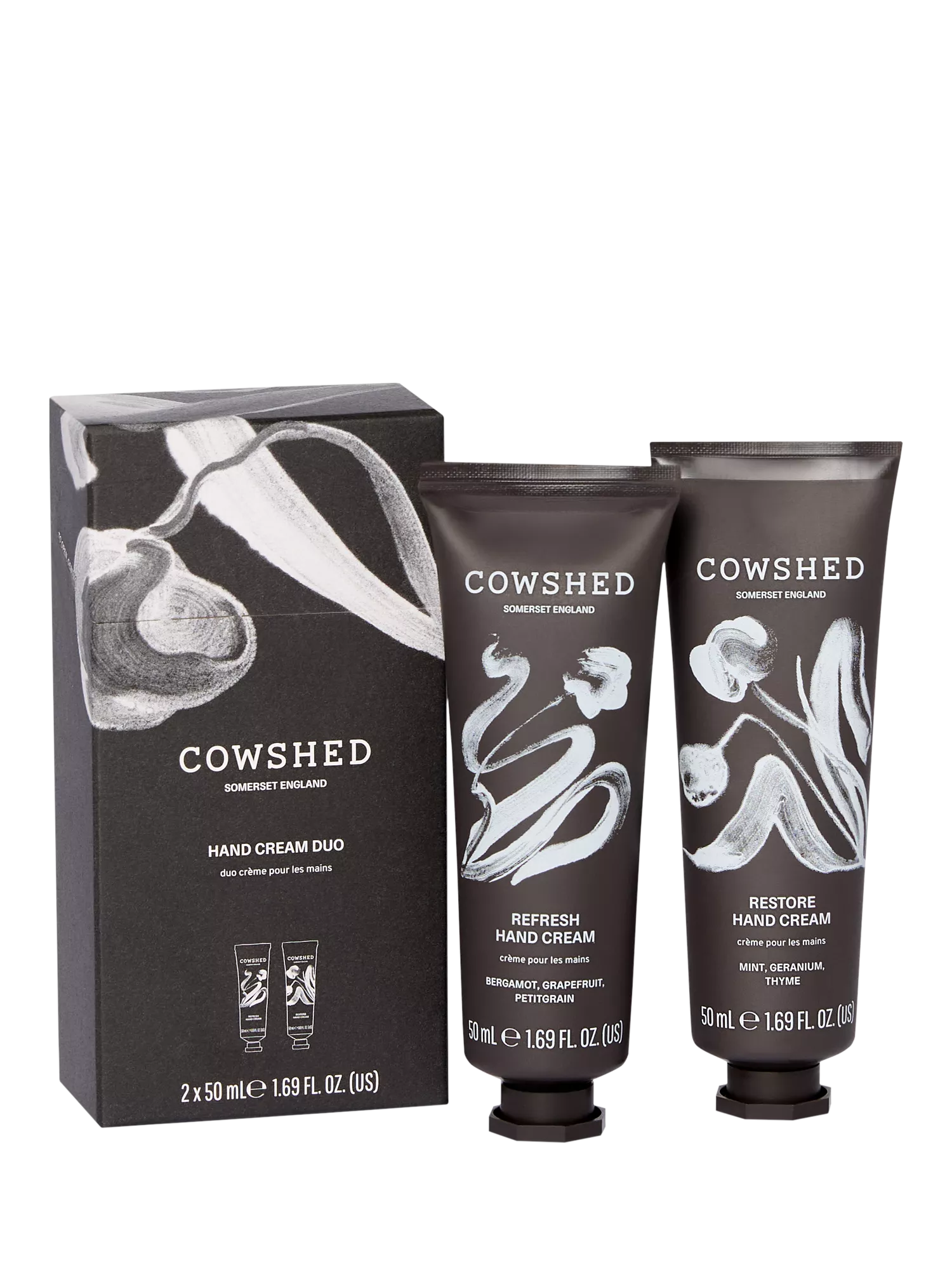 Cowshed hand cream duo gift set 2x50ml (British brand)