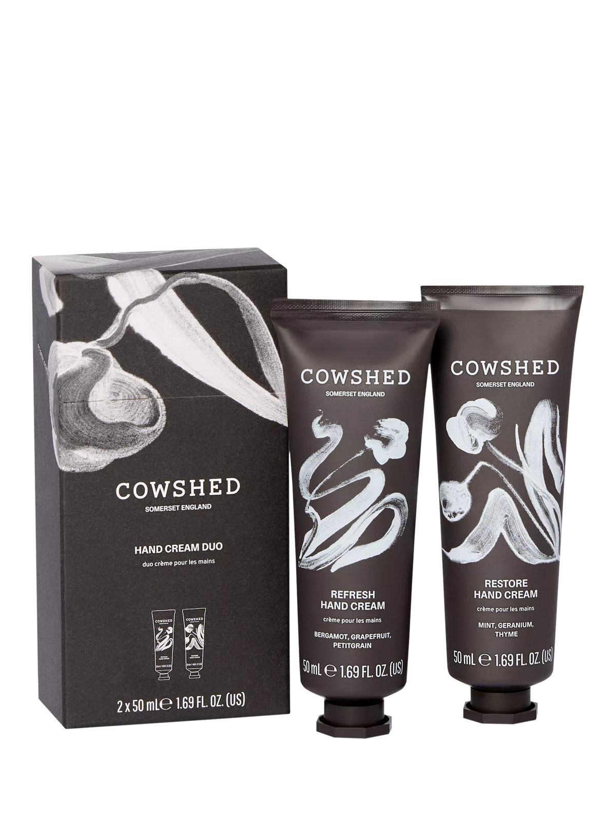 Cowshed hand cream duo gift set 2x50ml (British brand)