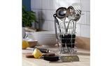 Argos Home Black 9 Piece Stainless Steel Utensil Set - British product