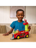 Paw Patrol Dino Rescue firetruck with Marshall figure (British brand)