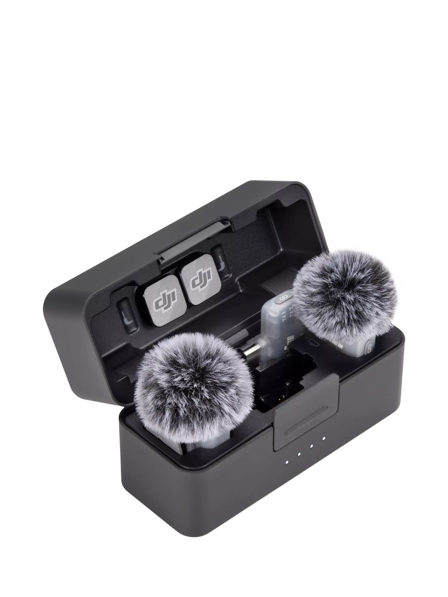 DJI Mic Mini 2 wireless microphone with two transmitters and mobile receiver, imported from the UK