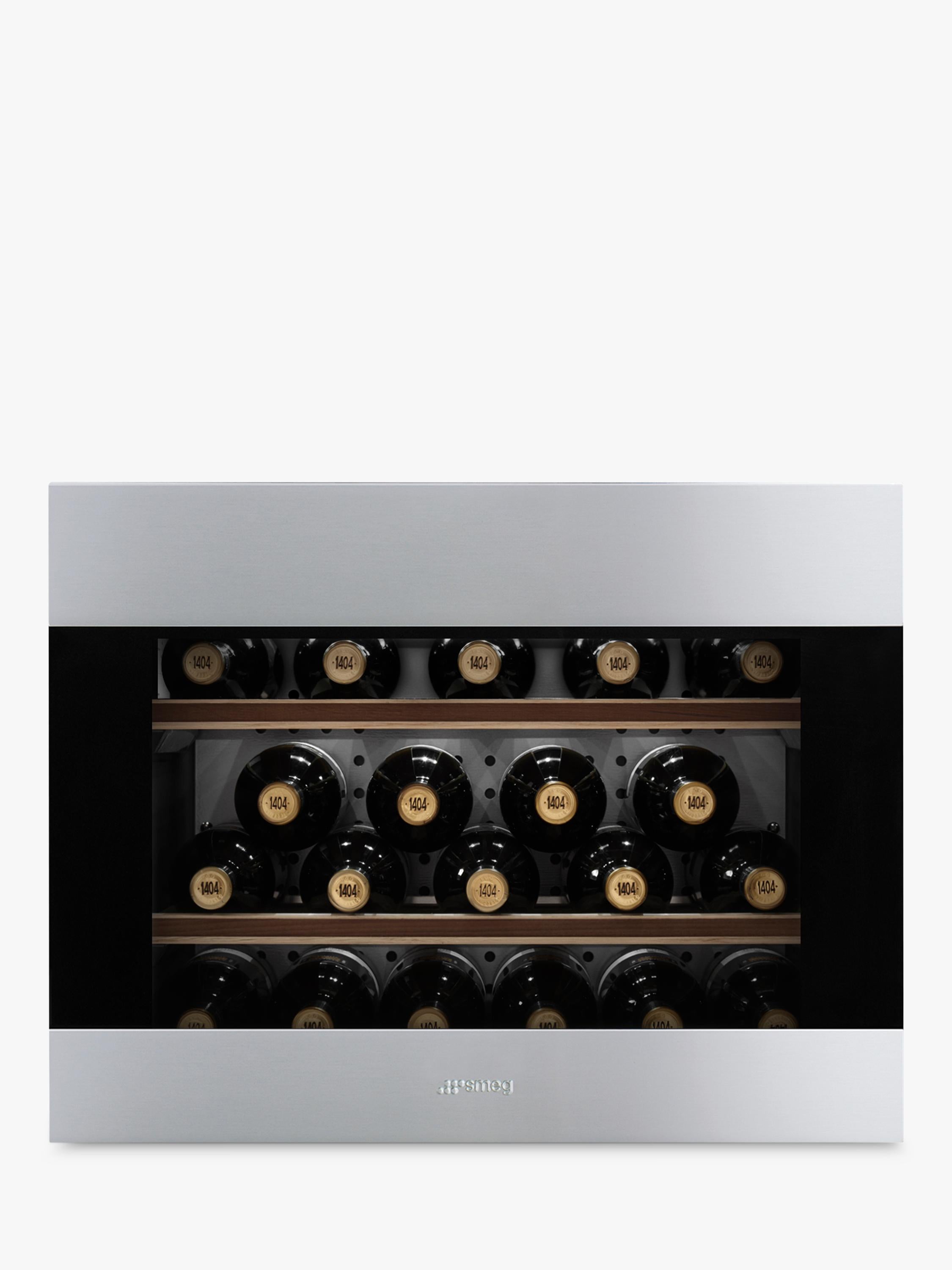 Smeg wine cooler stainless steel 20 bottle, imported from the UK