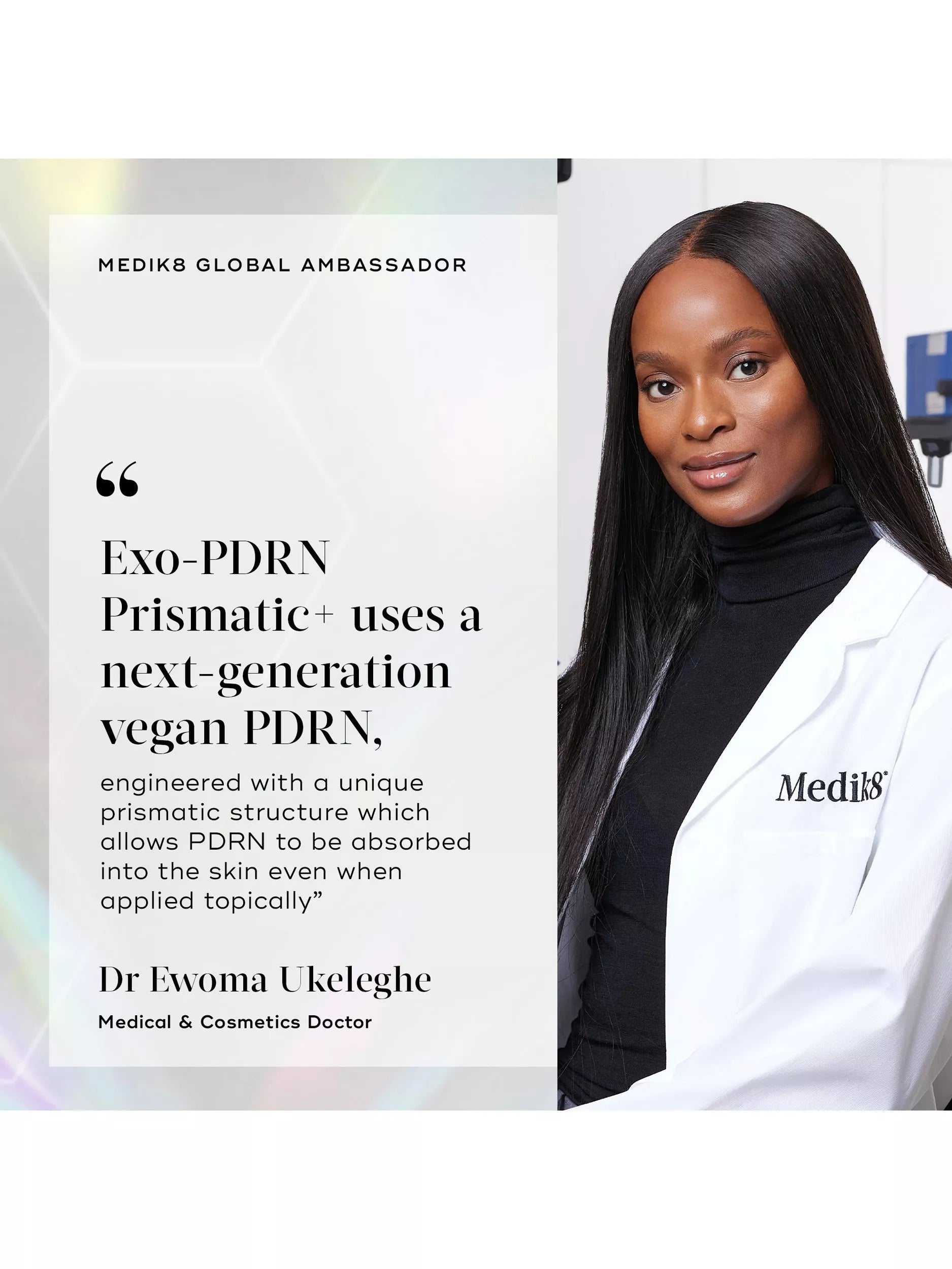 Medik8 Exo-PDRN Prismatic+ serum 30ml, UK version