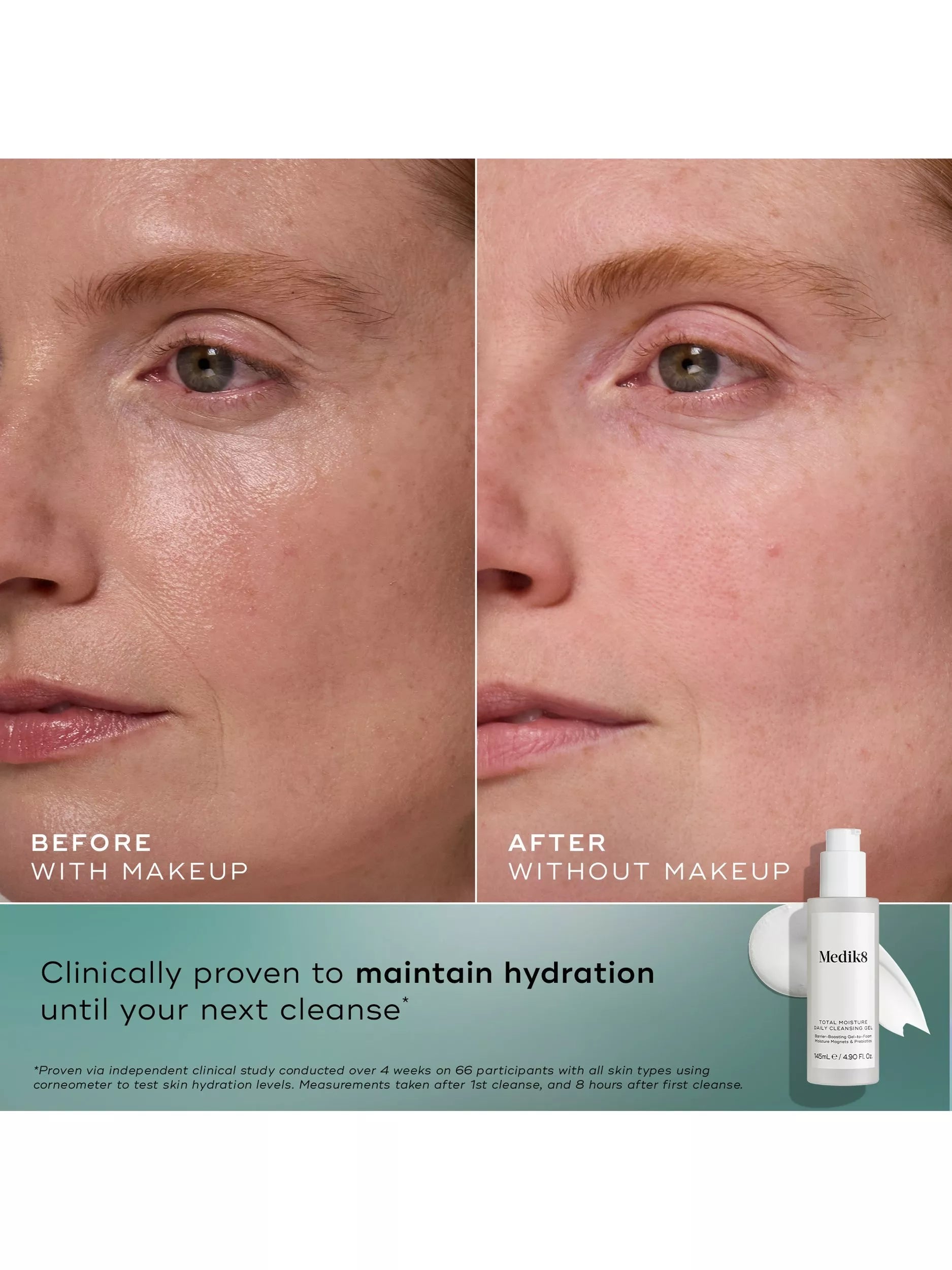 Medik8 Total Moisture cleansing gel 145ml (British brand)