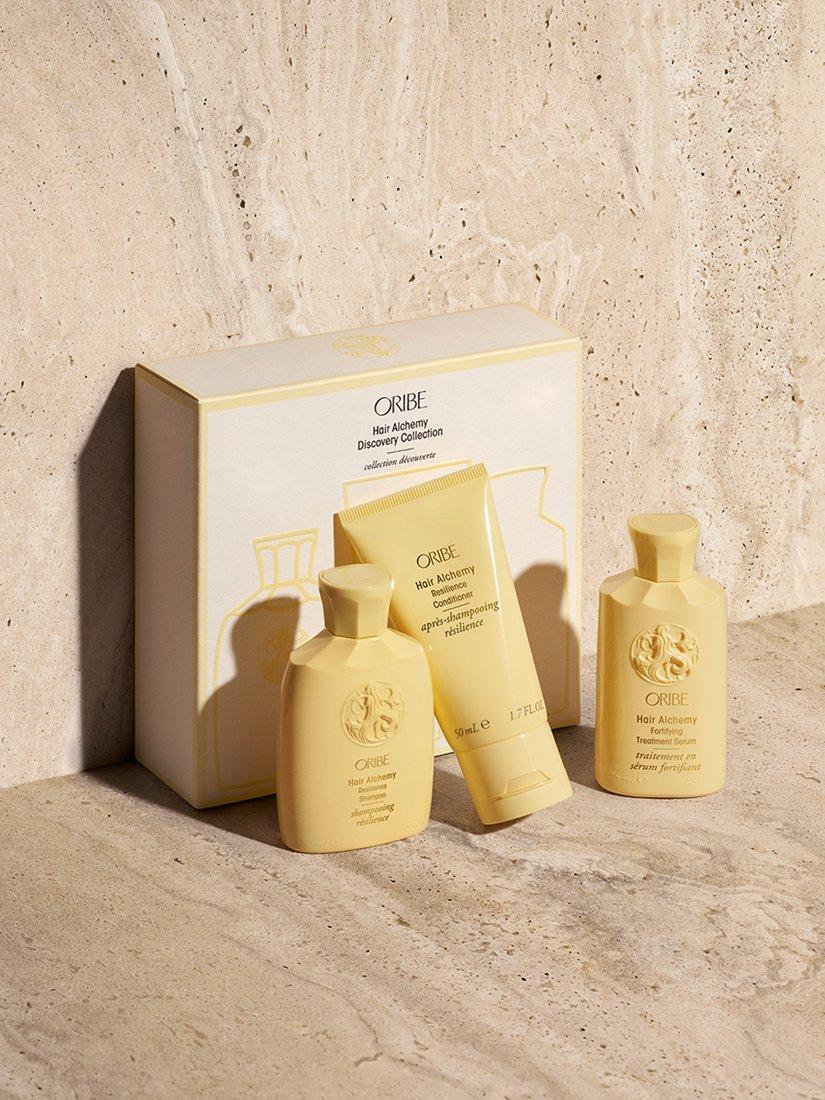 Oribe Hair Alchemy Discovery Collection travel set (British brand)