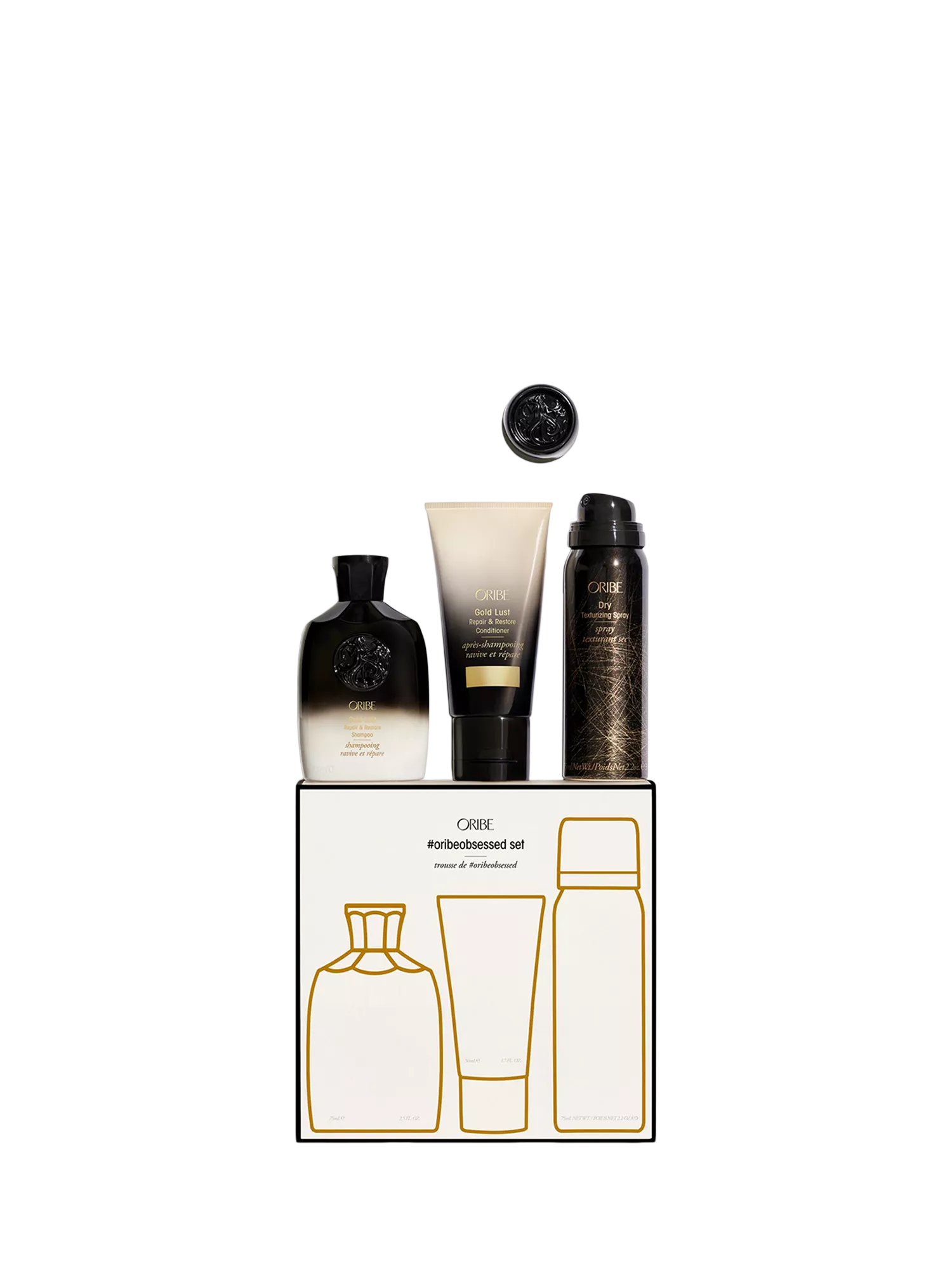 Oribe discovery haircare gift set travel sizes (British brand)