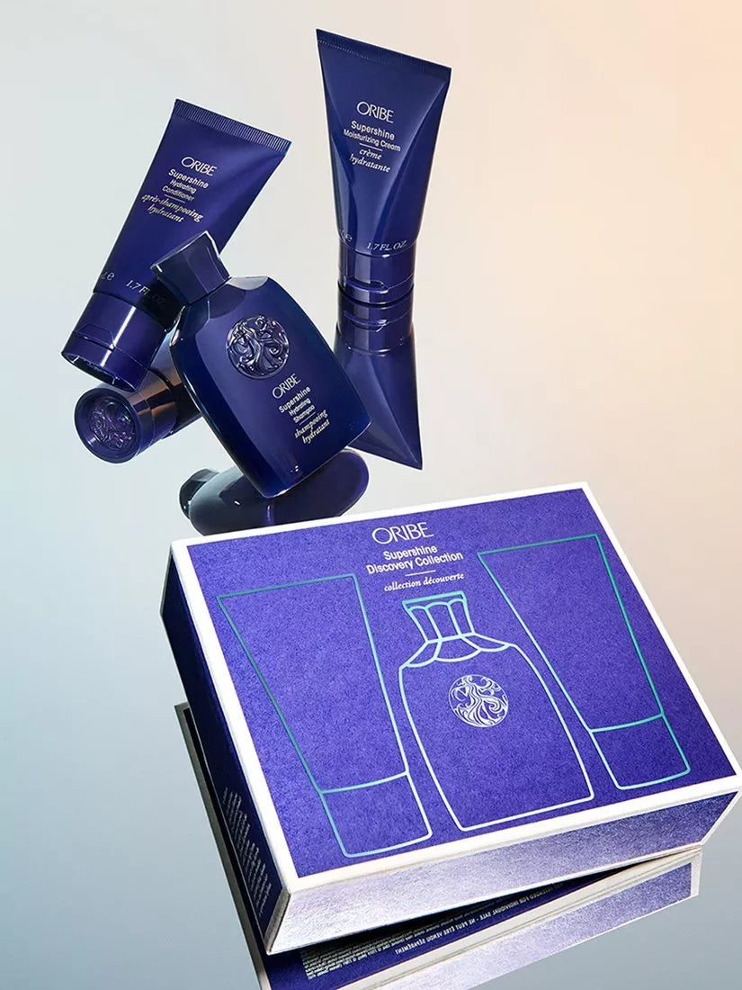 Oribe Supershine Discovery Collection hair care gift set travel sizes - British product