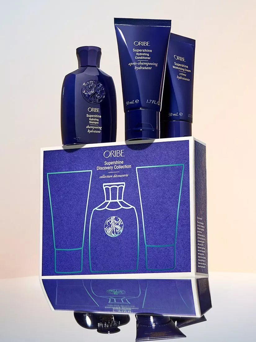 Oribe Supershine Discovery Collection hair care gift set travel sizes - British product