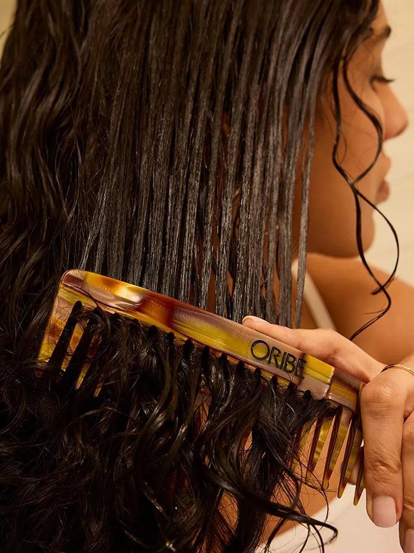 Oribe wide tooth hair comb, imported from the UK