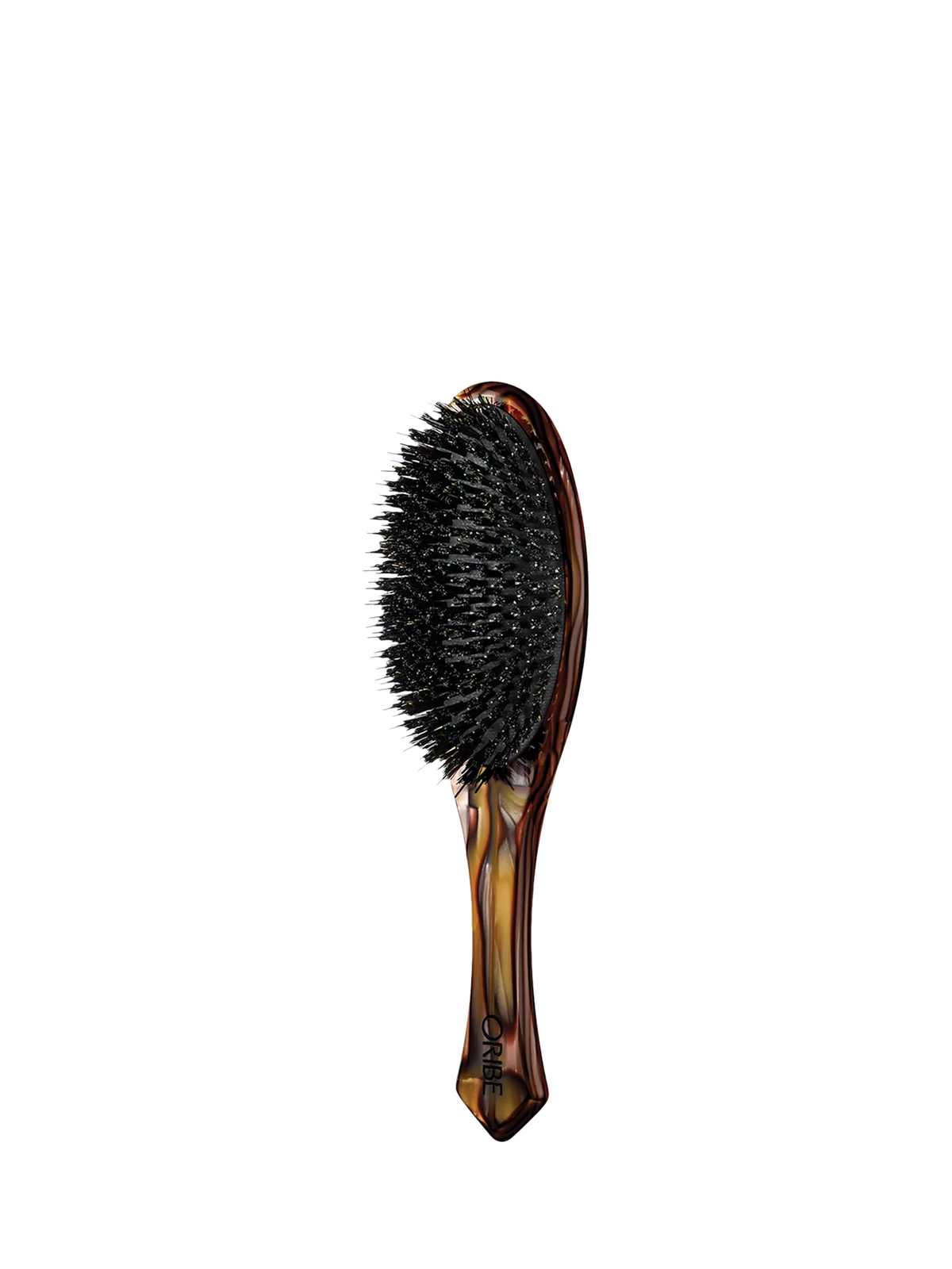 Oribe flat hair brush with Italian resin handle, imported from the UK