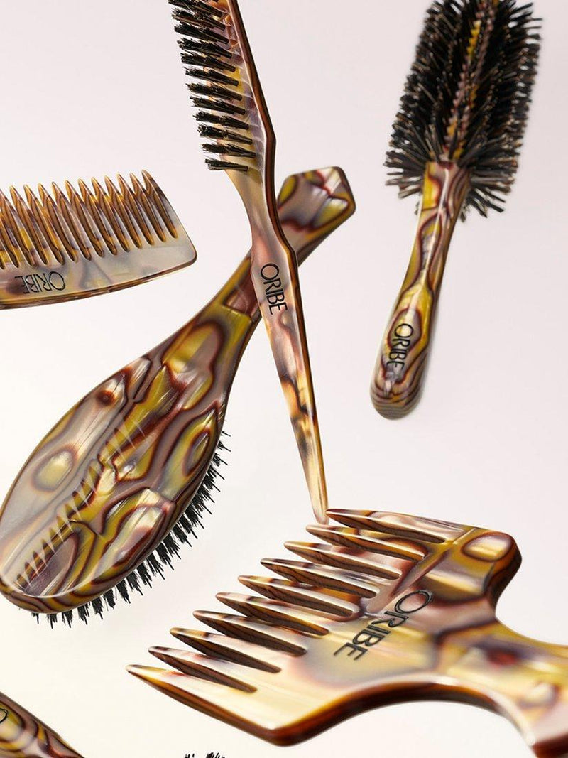Oribe medium round hair brush Italian resin 59mm (British brand)