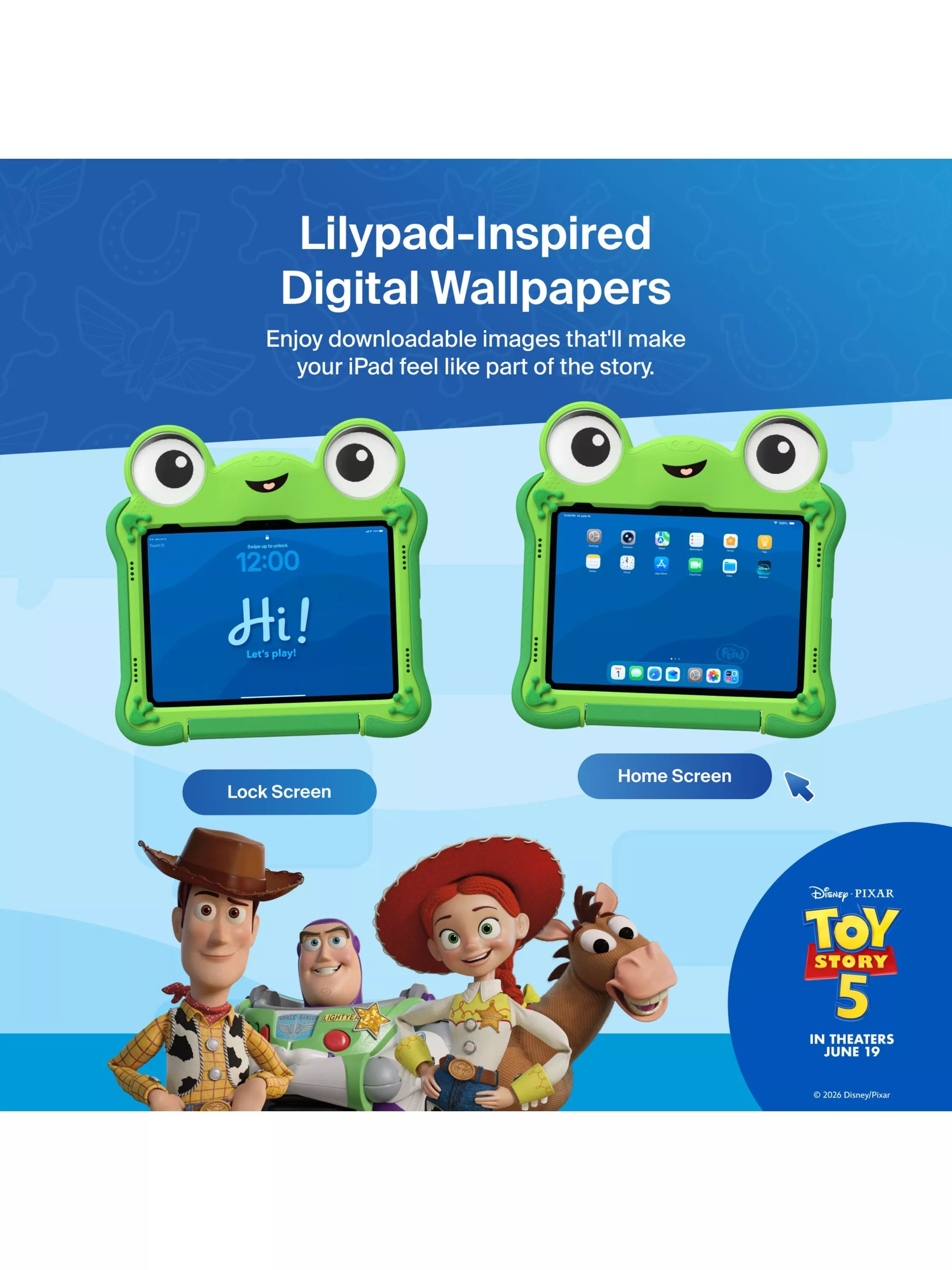 Belkin Disney Toy Story Lilypad iPad case green, UK version
