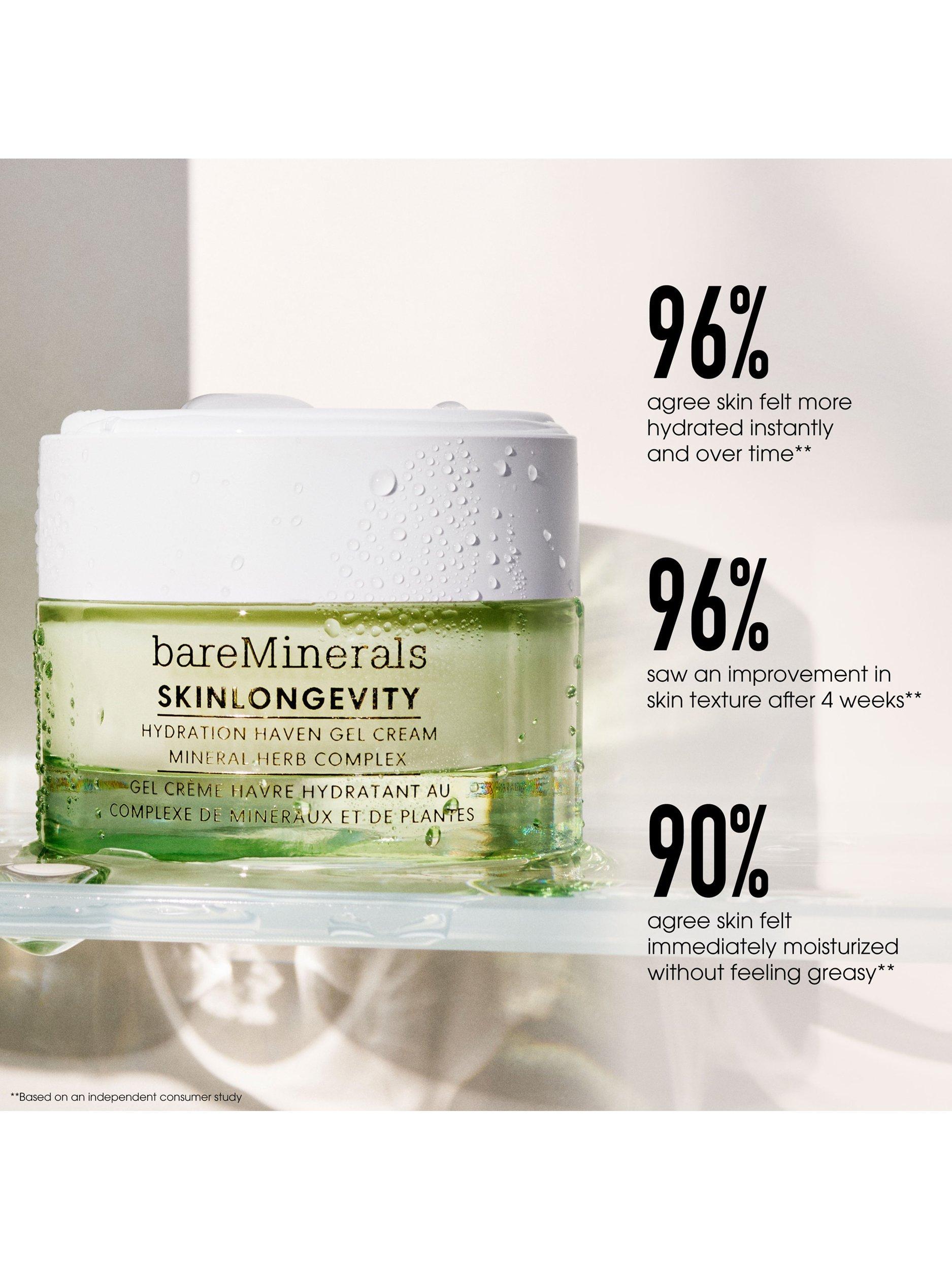 bareMinerals Skinlongevity Hydration Haven gel cream 50g, imported from the UK
