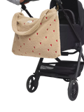 Studio Noos Hearts Boucle changing bag ecru, imported from the UK