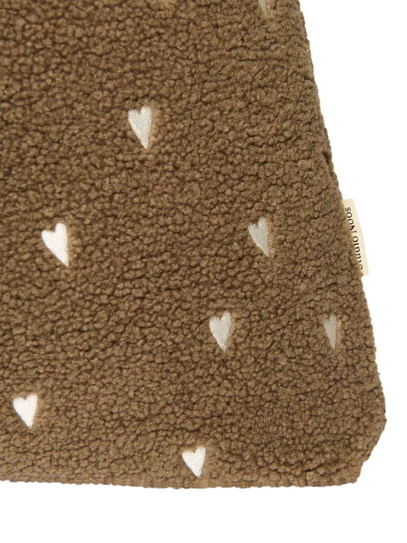 Studio Noos Teddy Collection boucle tote bag brown - British product