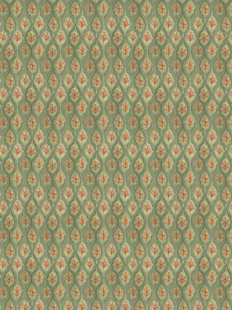 Voyage Zephyr cotton-linen furnishing fabric floral pattern 140cm (British brand)
