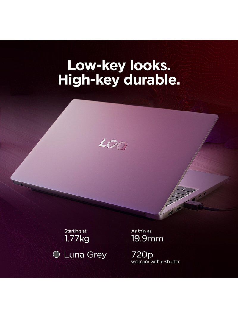 Lenovo LOQ 15.6 inch gaming laptop Ryzen 7 RTX 3050, UK version