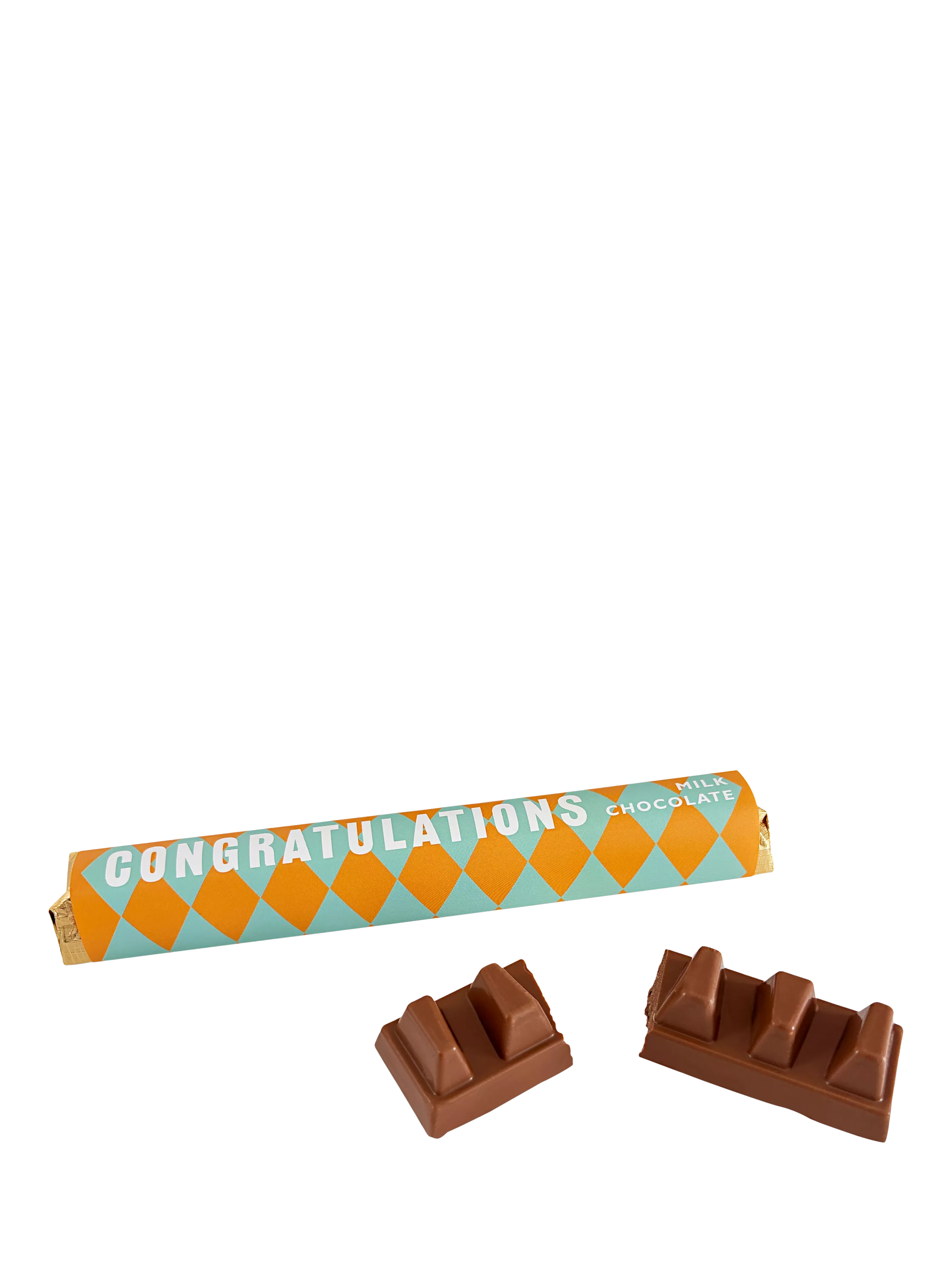 House of Dorchester Congratulations milk chocolate bar 85g, UK version