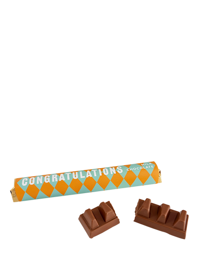 John Lewis House of Dorchester Congratulations Milk Chocolate Bar 85g- Buy online at McGrocer