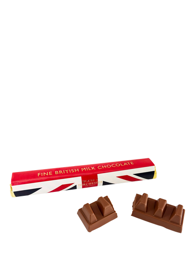 John Lewis House of Dorchester Union Flag Milk Chocolate Bar, 85g- Buy online at McGrocer