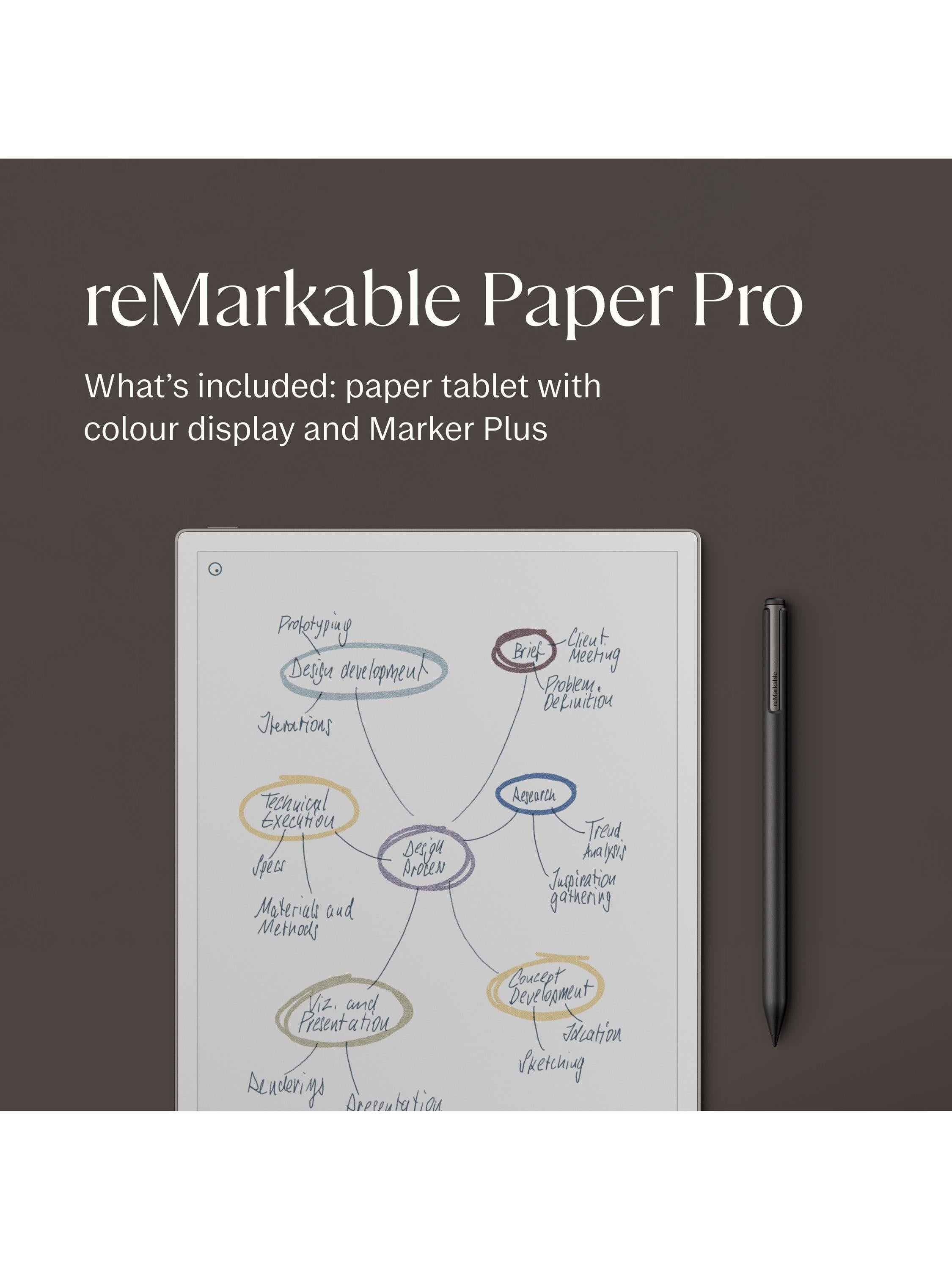 reMarkable Paper Pro tablet 11.8 inch with Marker Plus Grey - British product