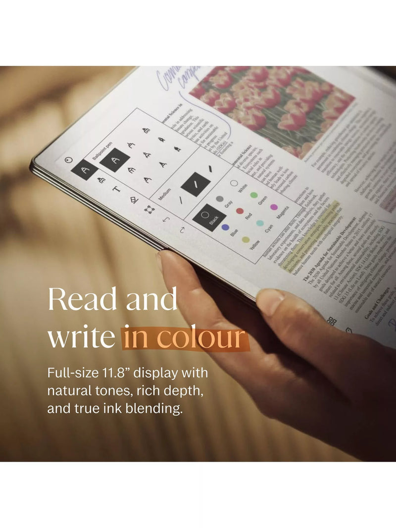 reMarkable Paper Pro tablet 11.8 inch with Marker Plus Grey - British product