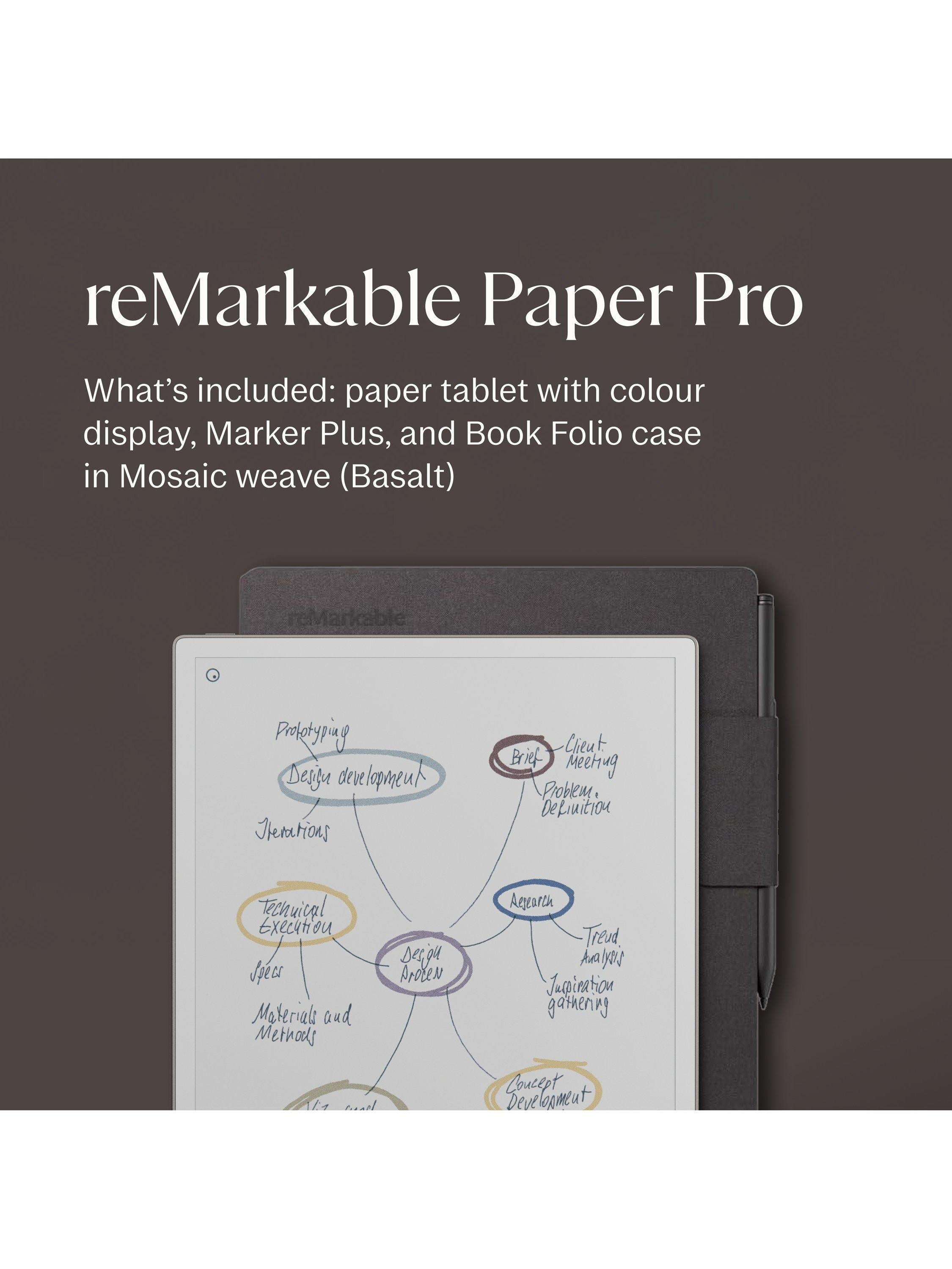 reMarkable Paper Pro colour tablet with Marker Plus - British product