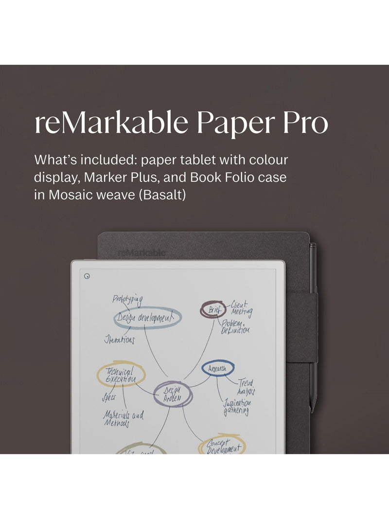 reMarkable Paper Pro colour tablet with Marker Plus - British product