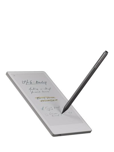 John Lewis reMarkable Paper Pro Move Digital Paper Tablet with Marker Plus, 7.3, Grey- Buy online at McGrocer