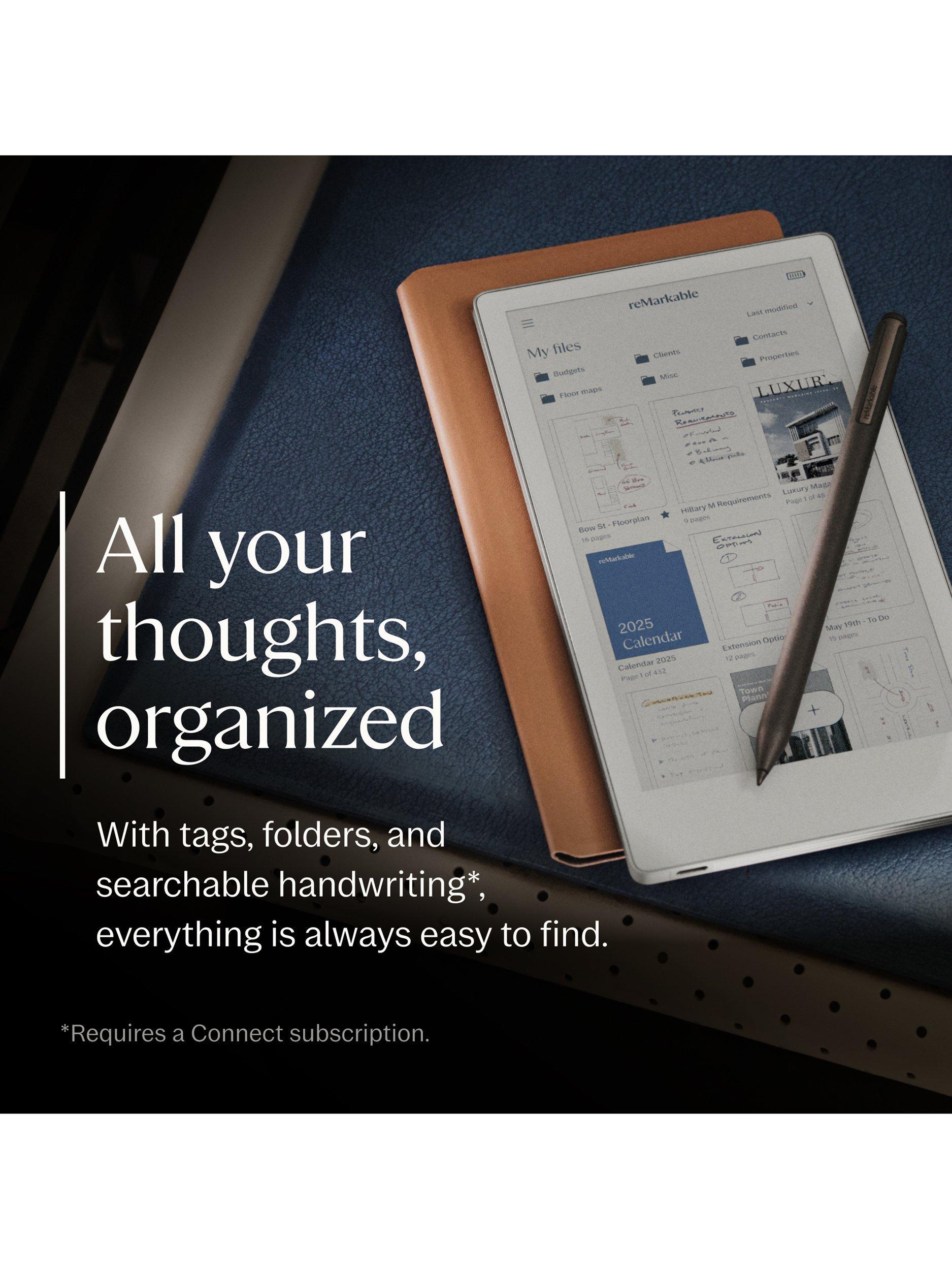 reMarkable Paper Pro Move paper tablet 7.3 inch, UK version