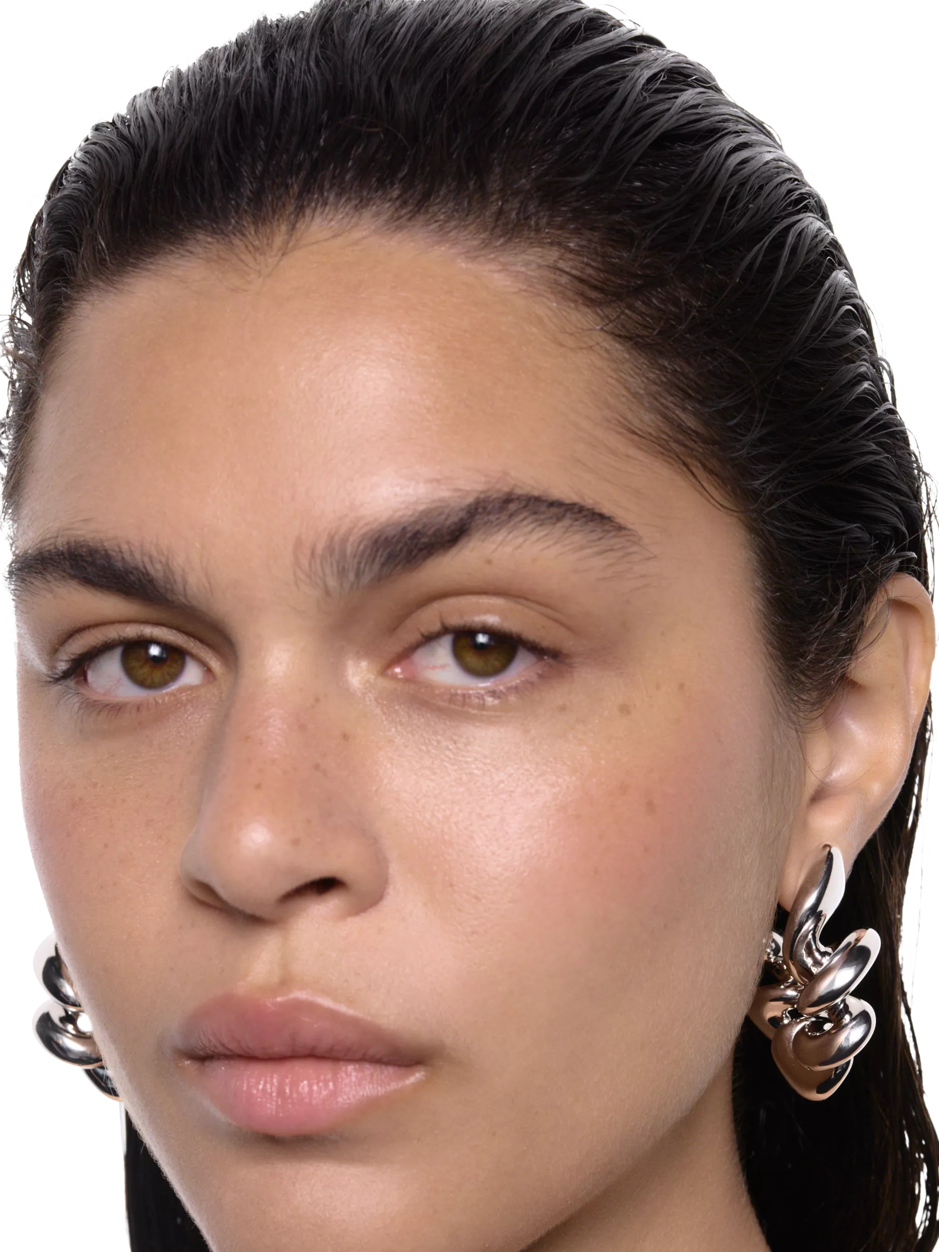 Maria Black large coil hoop earrings, 5cm, UK version
