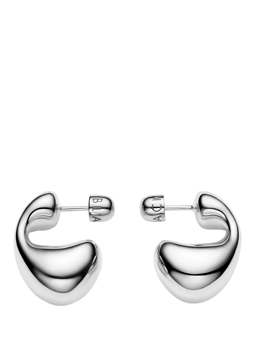 Maria Black Biomorphic stud earrings in silver - British product