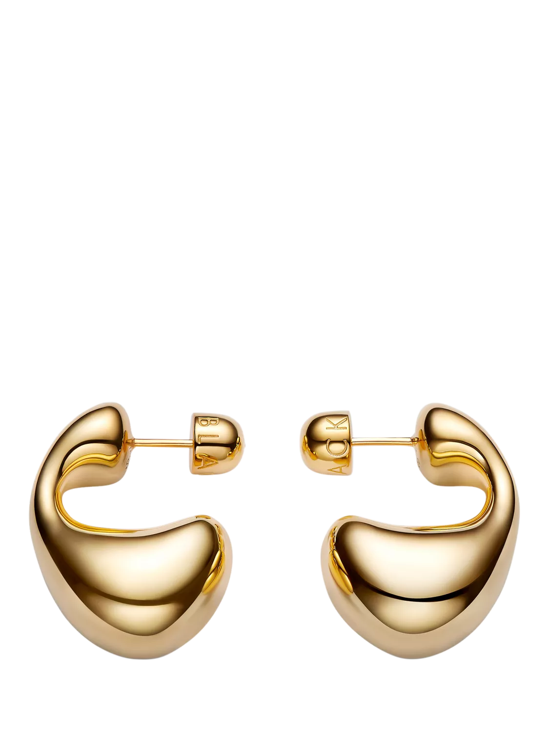 Maria Black large biomorphic earrings 3cm, UK version