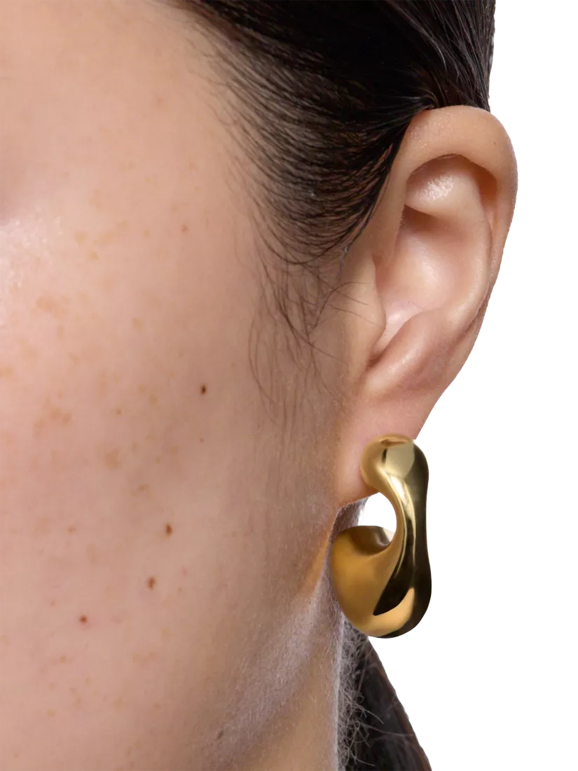 Maria Black large biomorphic earrings 3cm, UK version