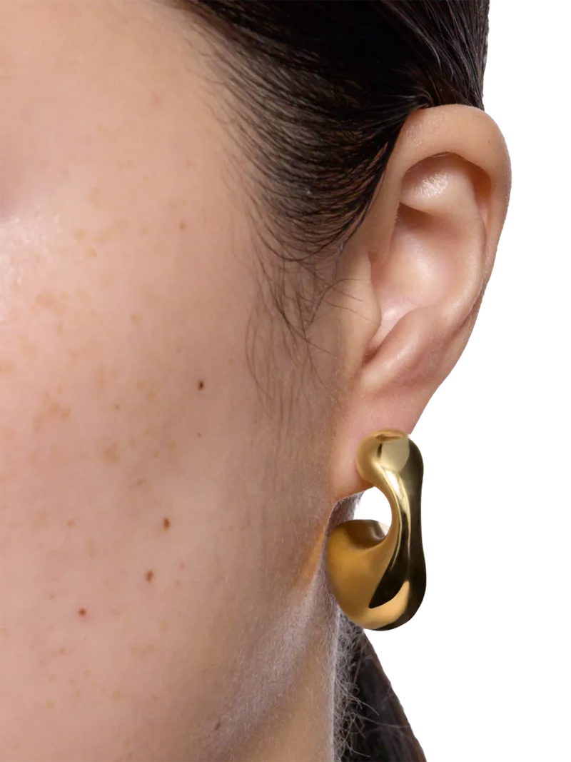 Maria Black large biomorphic earrings 3cm, UK version