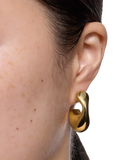 Maria Black large biomorphic earrings 3cm, UK version