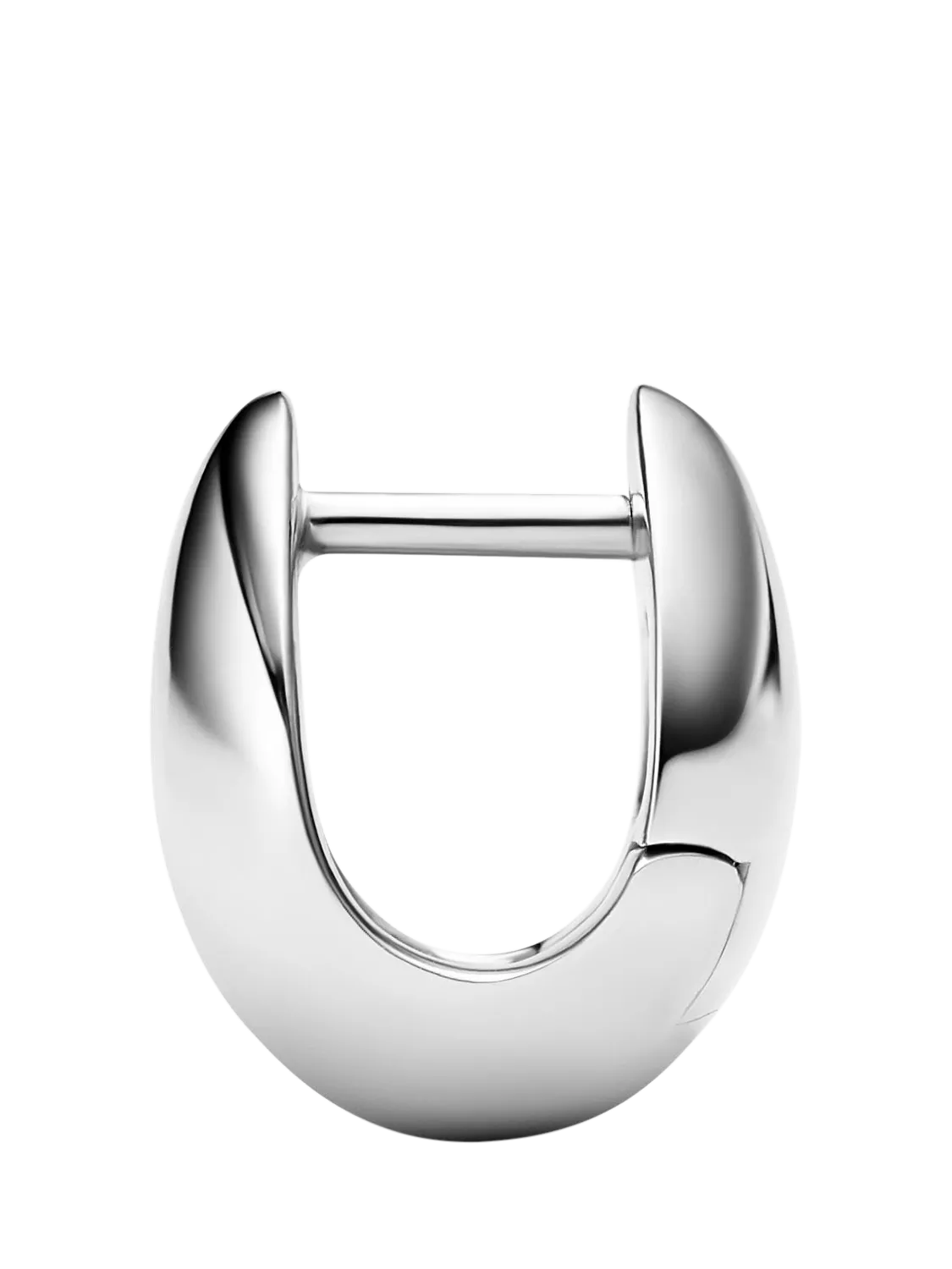 Maria Black silver huggie hoop earrings - British product