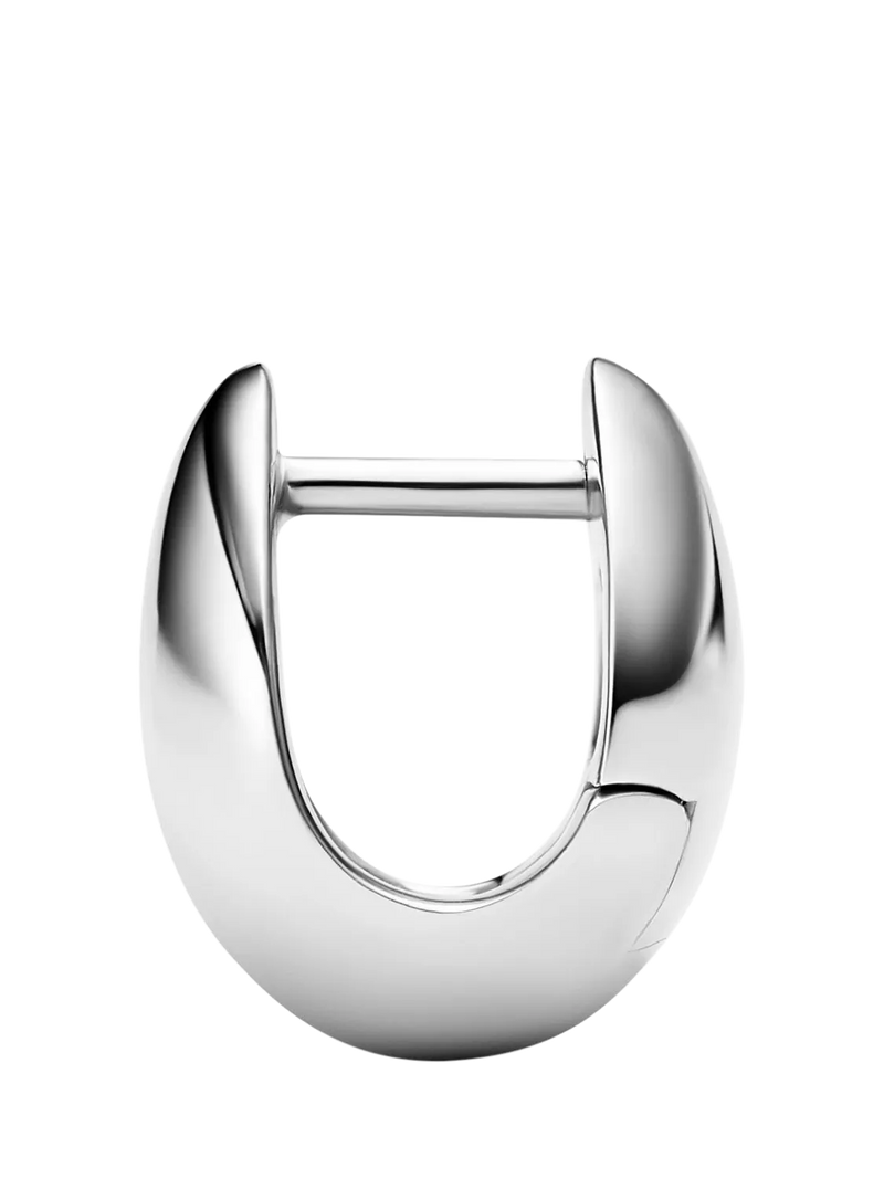 Maria Black silver huggie hoop earrings - British product