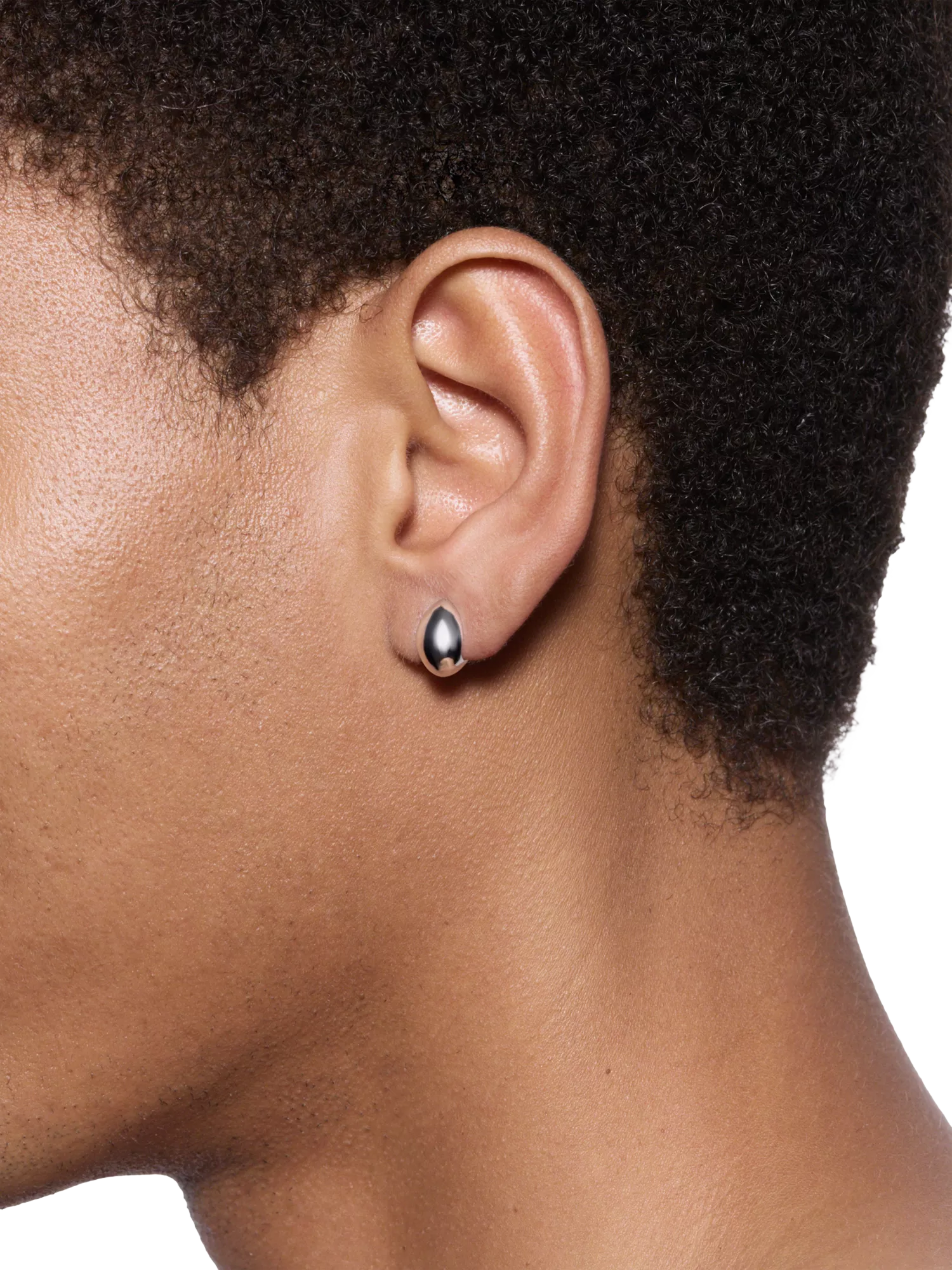 Maria Black silver huggie hoop earrings - British product