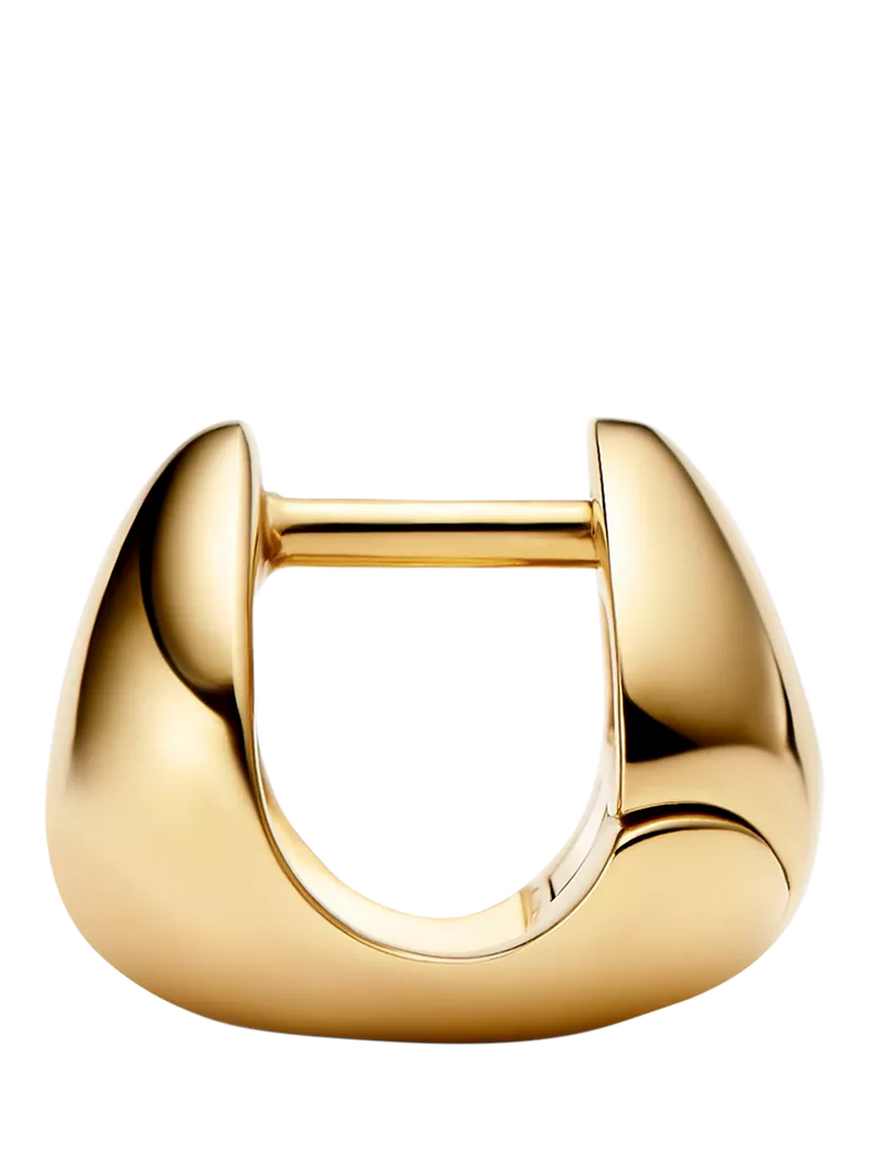 Maria Black Flynn huggie hoop earrings gold 0.90cm, UK version