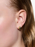 Maria Black Flynn huggie hoop earrings gold 0.90cm, UK version