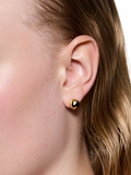 Maria Black Flynn huggie hoop earrings gold 0.90cm, UK version