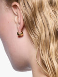 Maria Black Flynn huggie hoop earrings gold 0.90cm, UK version