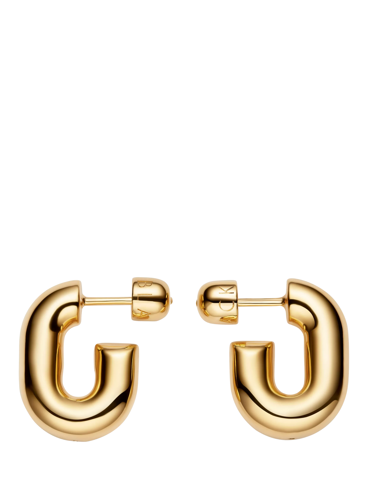 Maria Black Forma Oblong Hoop Earrings - British product