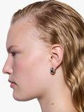 Maria Black Prima medium hoop earrings in recycled sterling silver, UK version