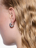 Maria Black Prima medium hoop earrings in recycled sterling silver, UK version