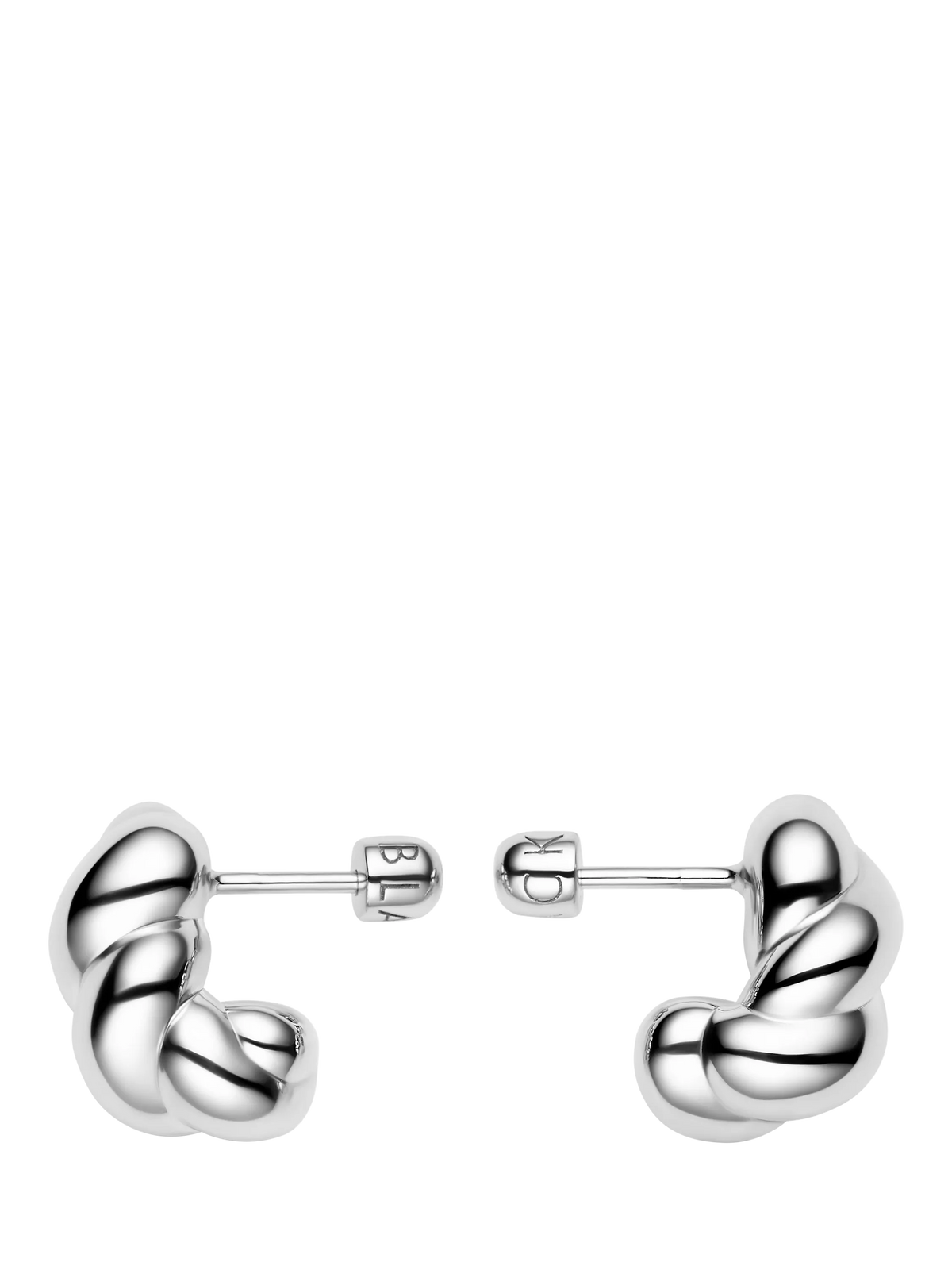 Maria Black small robe stud earrings silver (British brand)